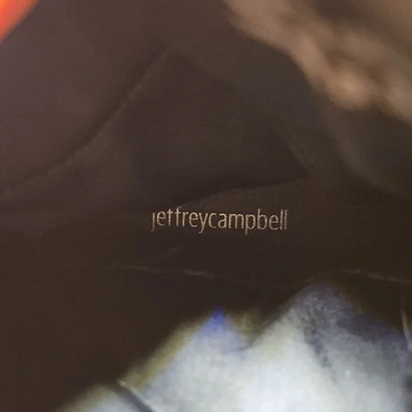 Womens Jeffrey Campbell Black Lace-Up Rain Boots Sz 9 - Picture 7 of 7